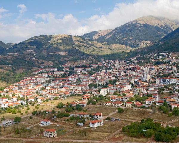 A beautiful view of Karpenisi.