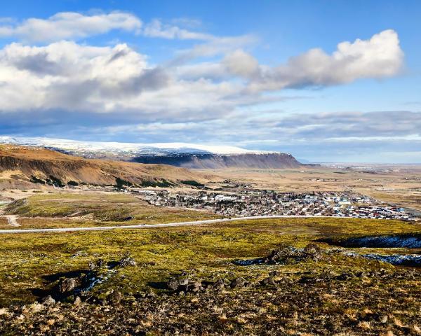 A beautiful view of Hveragerdi.