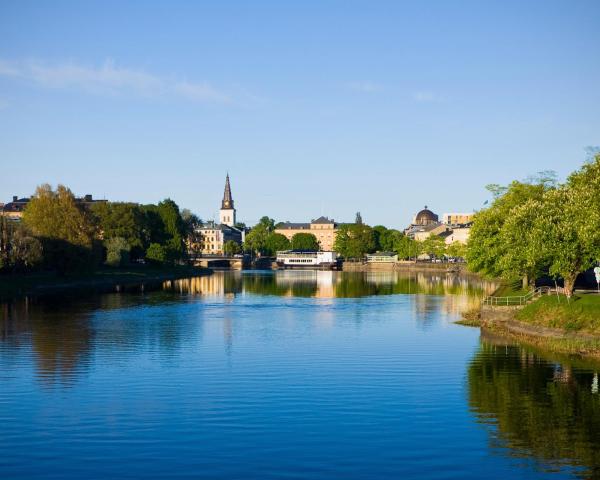 Krásny pohľad na mesto Karlstad