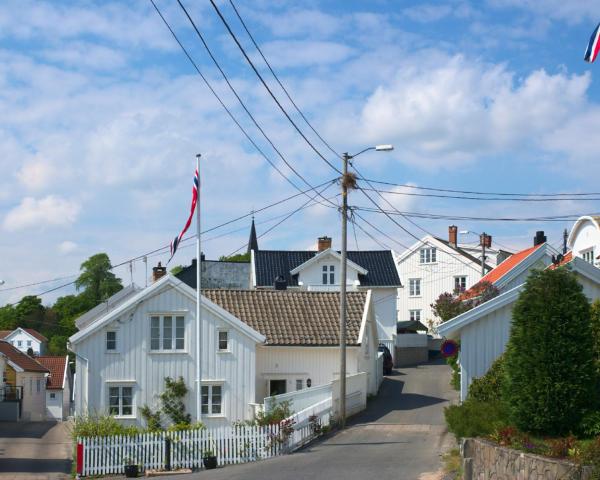 Prelep pogled na grad Grimstad