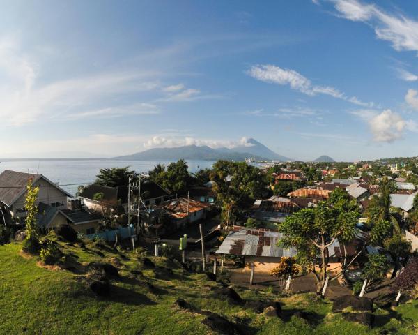 Csodás kilátás Ternate városára