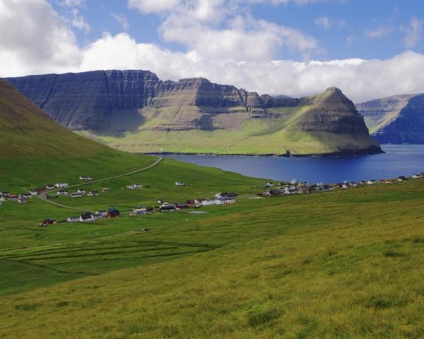 A beautiful view of Sørvágur.