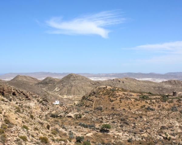 Ein schöner Blick auf Tabernas