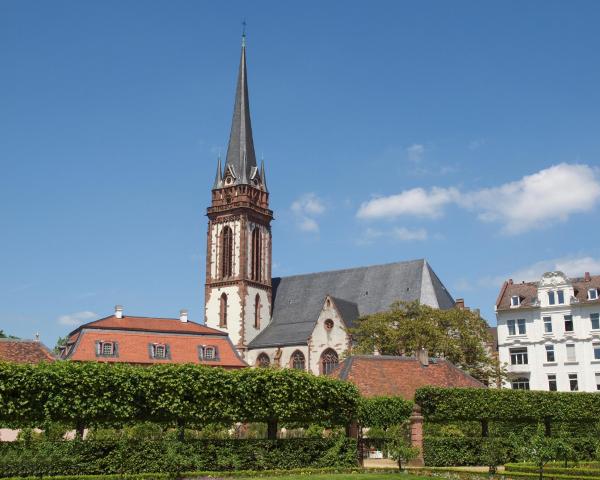 Ein schöner Blick auf Darmstadt