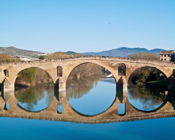 A beautiful view of Puente de la Reina