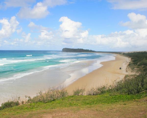 Fraser Island şehrinden güzel bir manzara