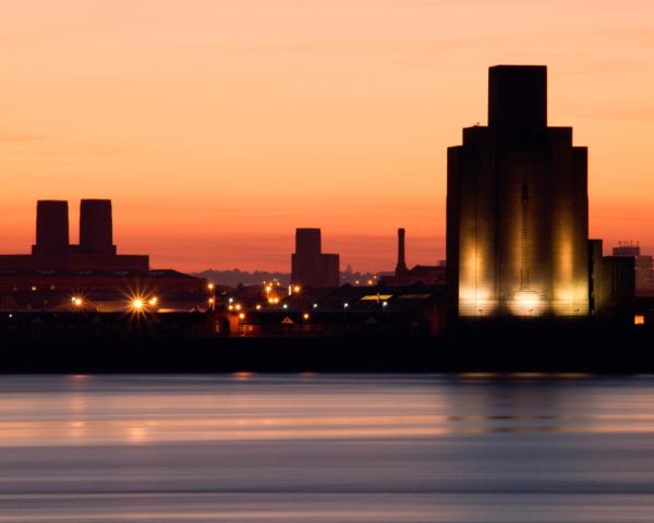 A beautiful view of Birkenhead.