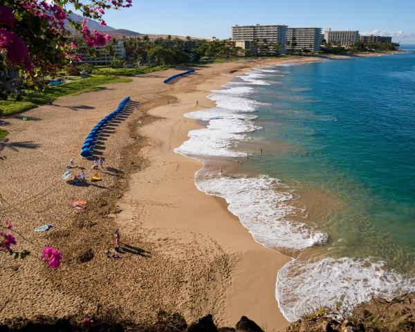 A beautiful view of Kaanapali