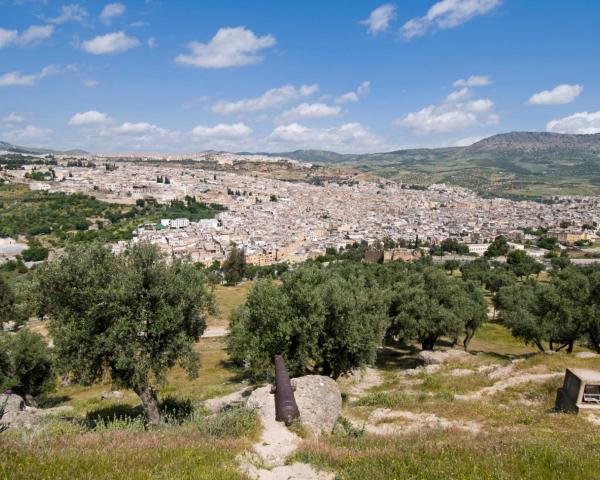 A beautiful view of Moulay Yacoub.