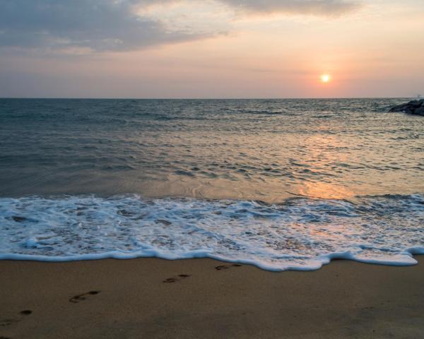 Krásný pohled na město Ohope Beach