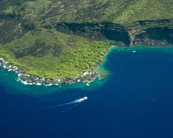 Ein schöner Blick auf Captain Cook