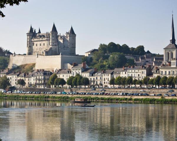 A beautiful view of Saumur.