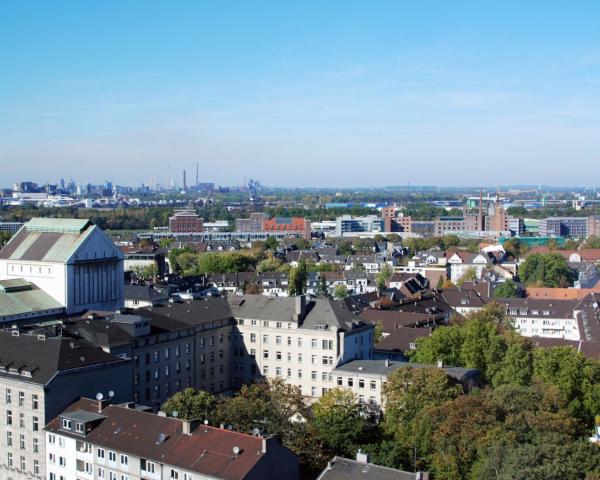 Magandang view ng Duisburg