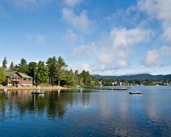 Vakker utsikt over Lake Placid