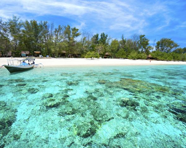 A beautiful view of Gili Meno