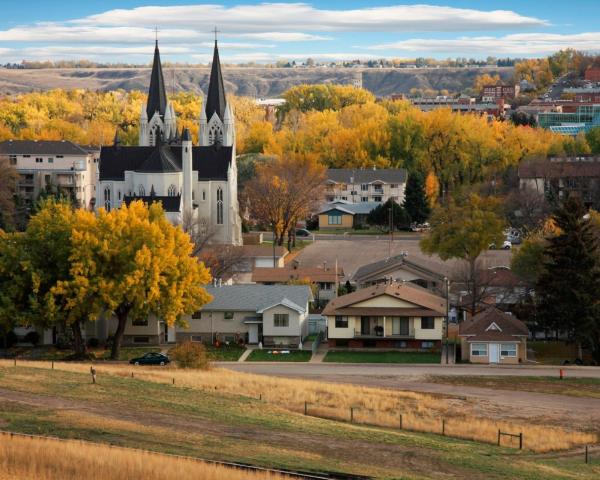 Una bonita vista de Medicine Hat