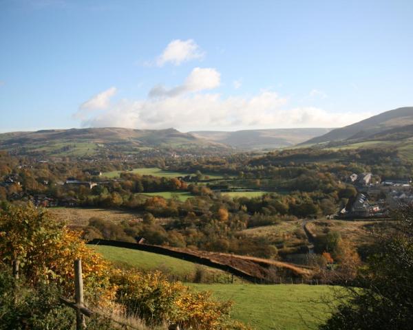 Čudovit pogled na mesto Holmfirth