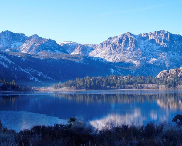 A beautiful view of June Lake.