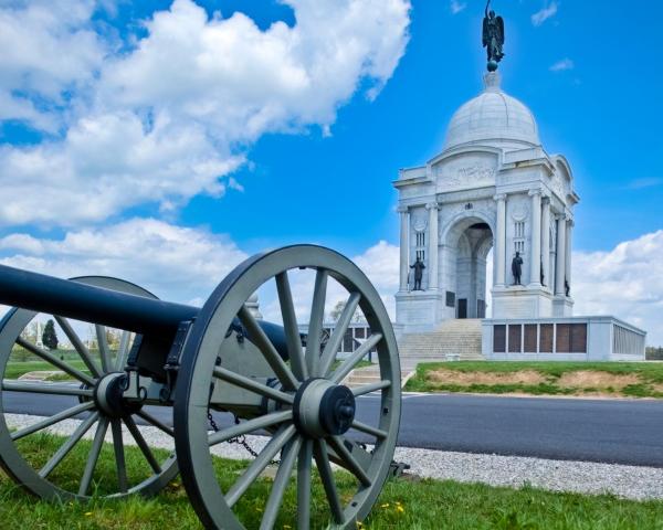 A beautiful view of Gettysburg