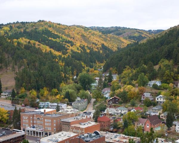A beautiful view of Deadwood
