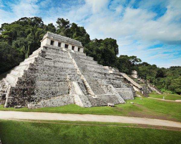 A beautiful view of Palenque.