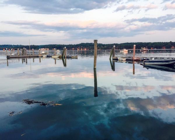 Una bonita vista de Wiscasset