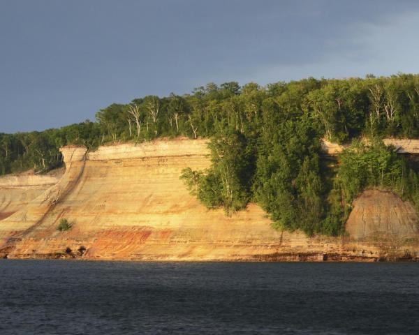 Fallegt útsýni yfir staðinn Munising