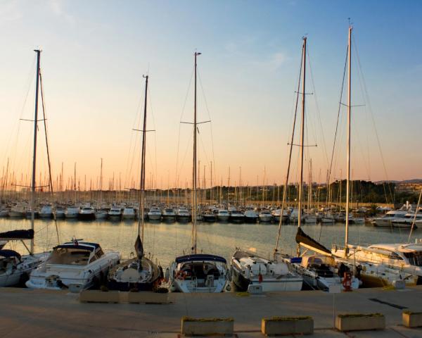 A beautiful view of Civitavecchia.