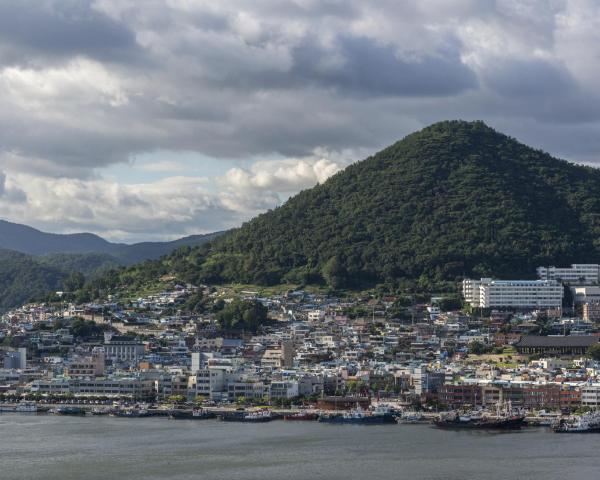 Una bellissima vista di Yeosu