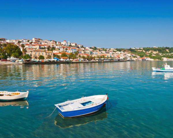 Una bellissima vista di Koroni