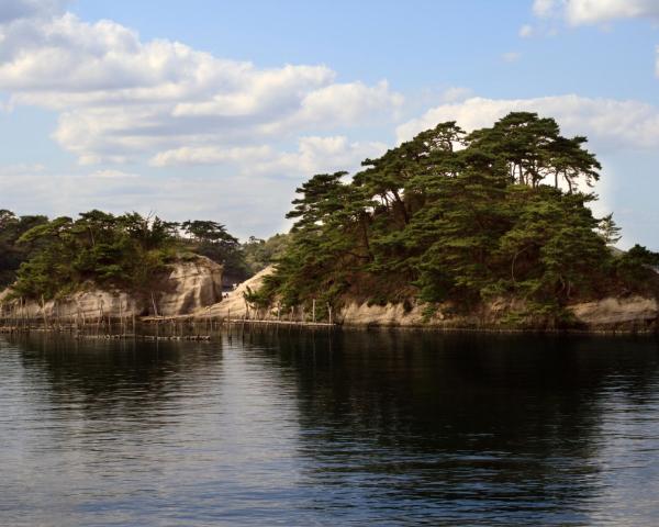 A beautiful view of Matsushima.