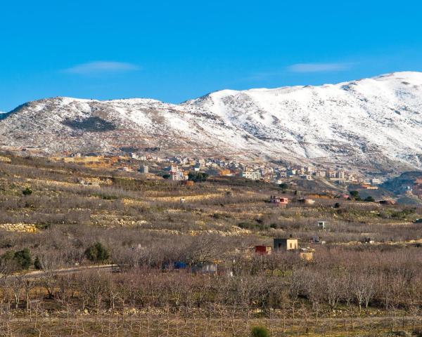 Majdal esh Shems şehrinden güzel bir manzara