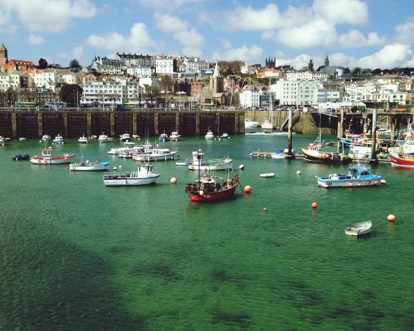 A beautiful view of Saint Peter Port