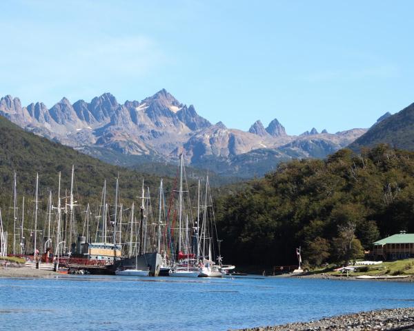 A beautiful view of Puerto Williams