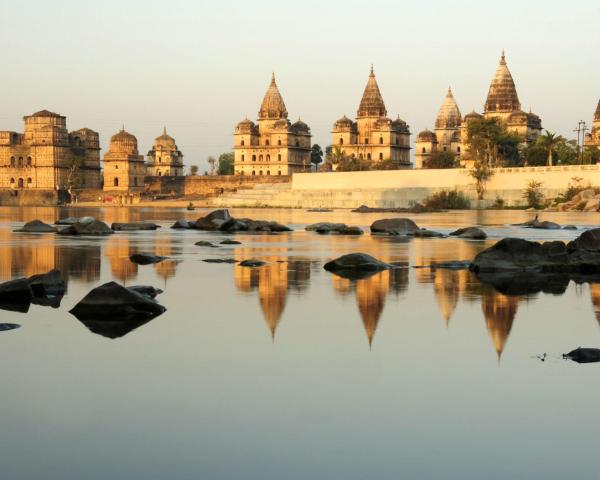 Una bonita vista de Orchha