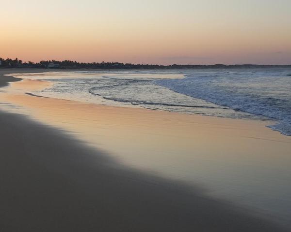 A beautiful view of Praia do Tofo.