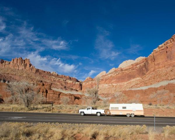 Красивый вид города Cedar City