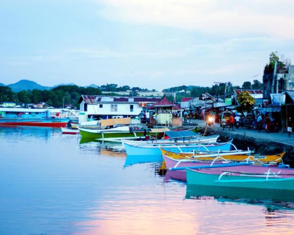 Linna Surigao kaunis vaade