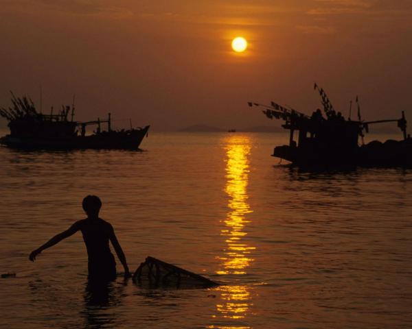 En smuk udsigt over Ha Tien