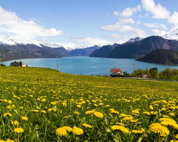 Una bella vista de Stranda