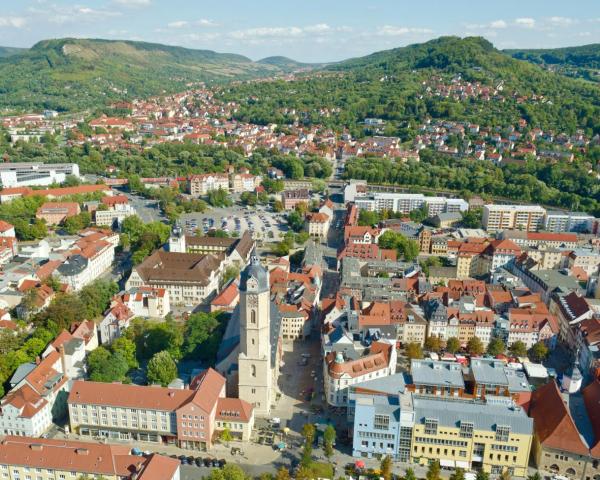 Ein schöner Blick auf Jena