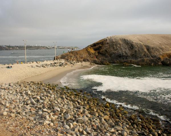 Fallegt útsýni yfir staðinn Punta Hermosa