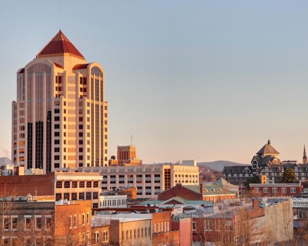 A beautiful view of Roanoke.