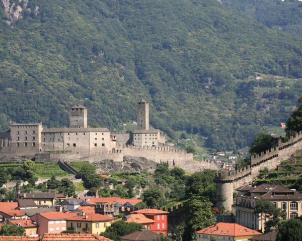 Una bonita vista de Bellinzona