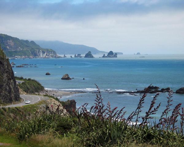 A beautiful view of Greymouth.