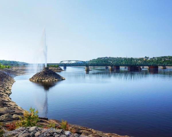 Čudovit pogled na mesto Saguenay