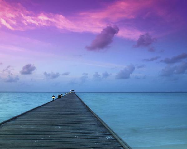 Vakker utsikt over Gaafu Alifu Atoll