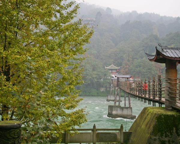 A beautiful view of Dujiangyan