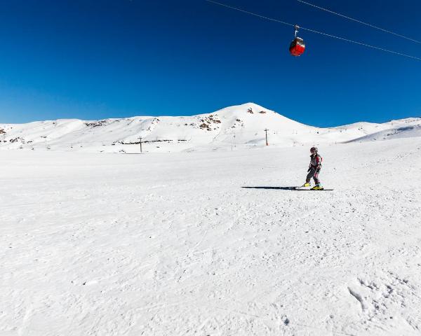 Pemandangan indah Valle Nevado