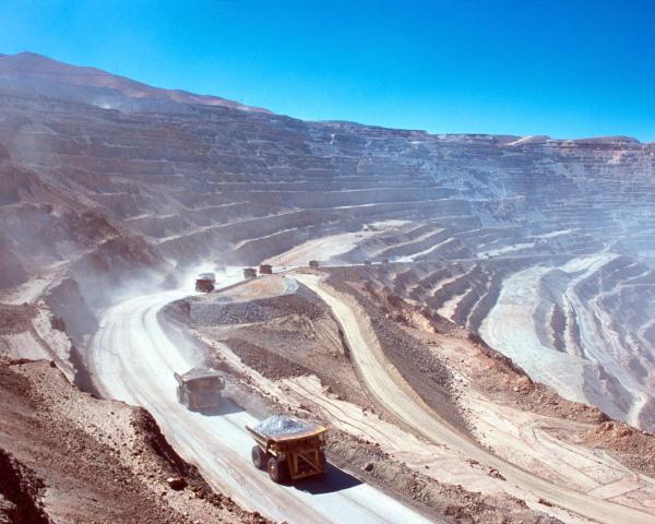 Ein schöner Blick auf Calama